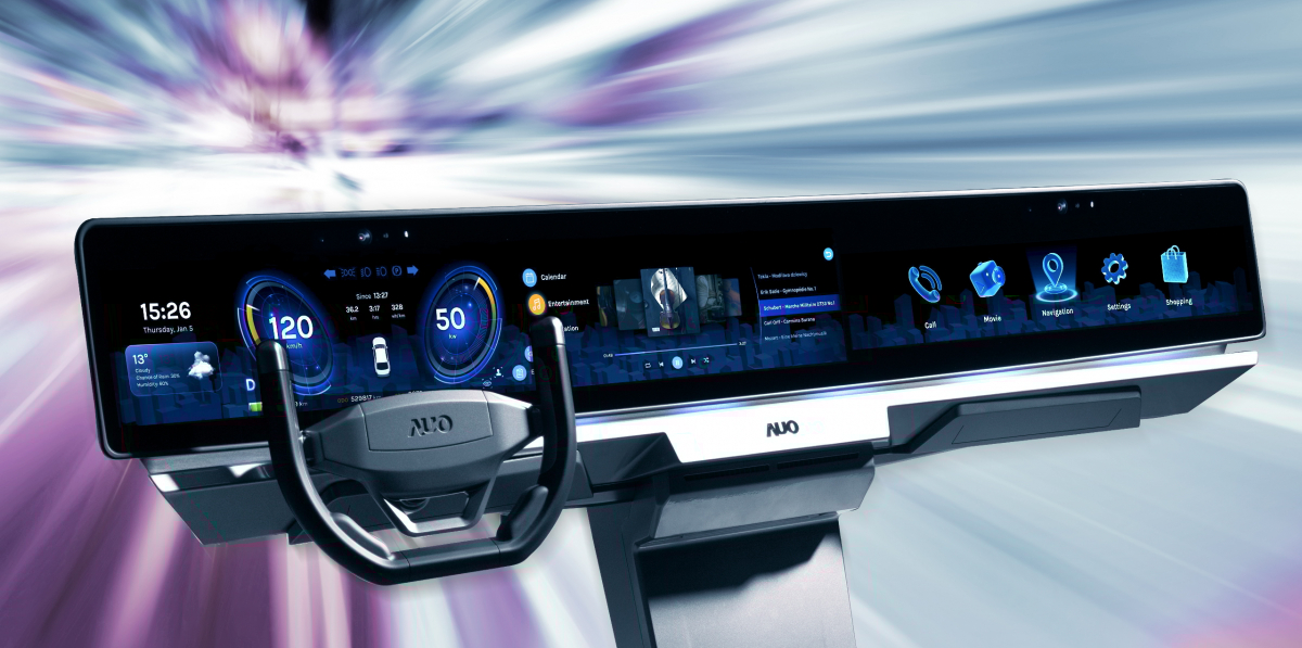 jinnian金年会FIDM Plus 一体化显示方案导入AmLED显示技术并整合多项感测技术，打造沉浸式、互动的座舱体验