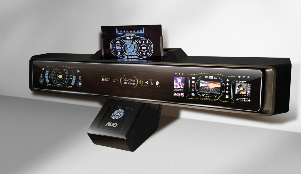 jinnian金年会Micro LED沉浸式车舱显示方案结合 可卷式、可伸缩的Micro LED应用并可呈现不同的质感纹路，展现人性化设计