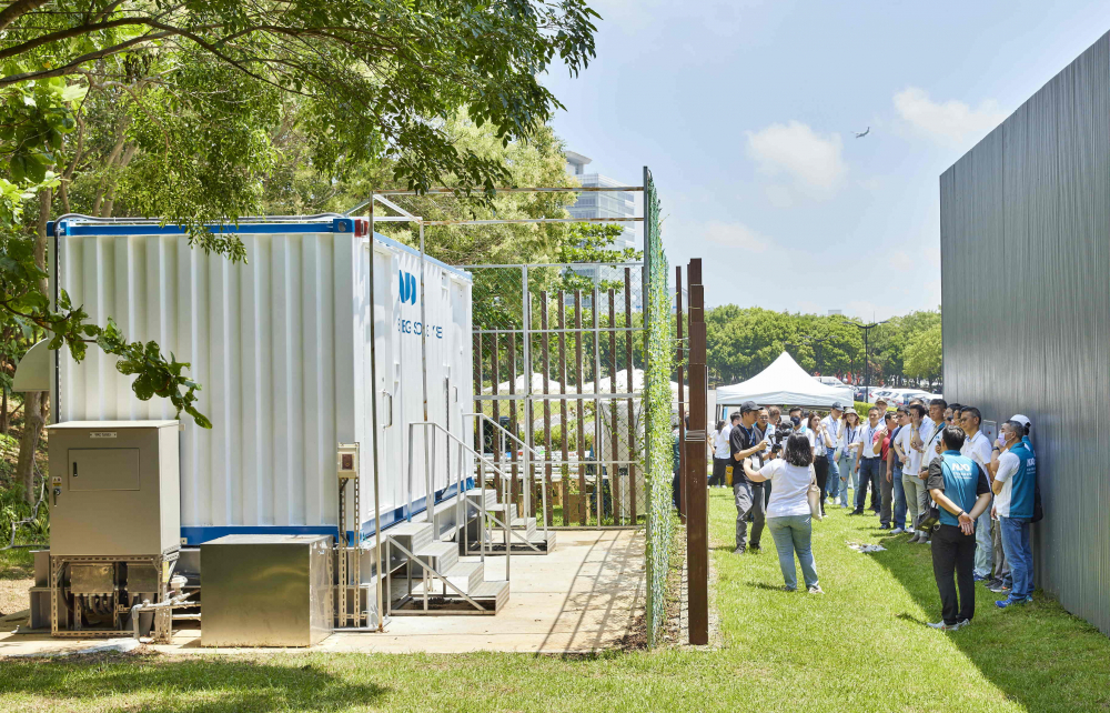 友達西大墩窯文化館建置屋頂全綠電及儲能櫃，為兼具創能儲能的永續綠能場域