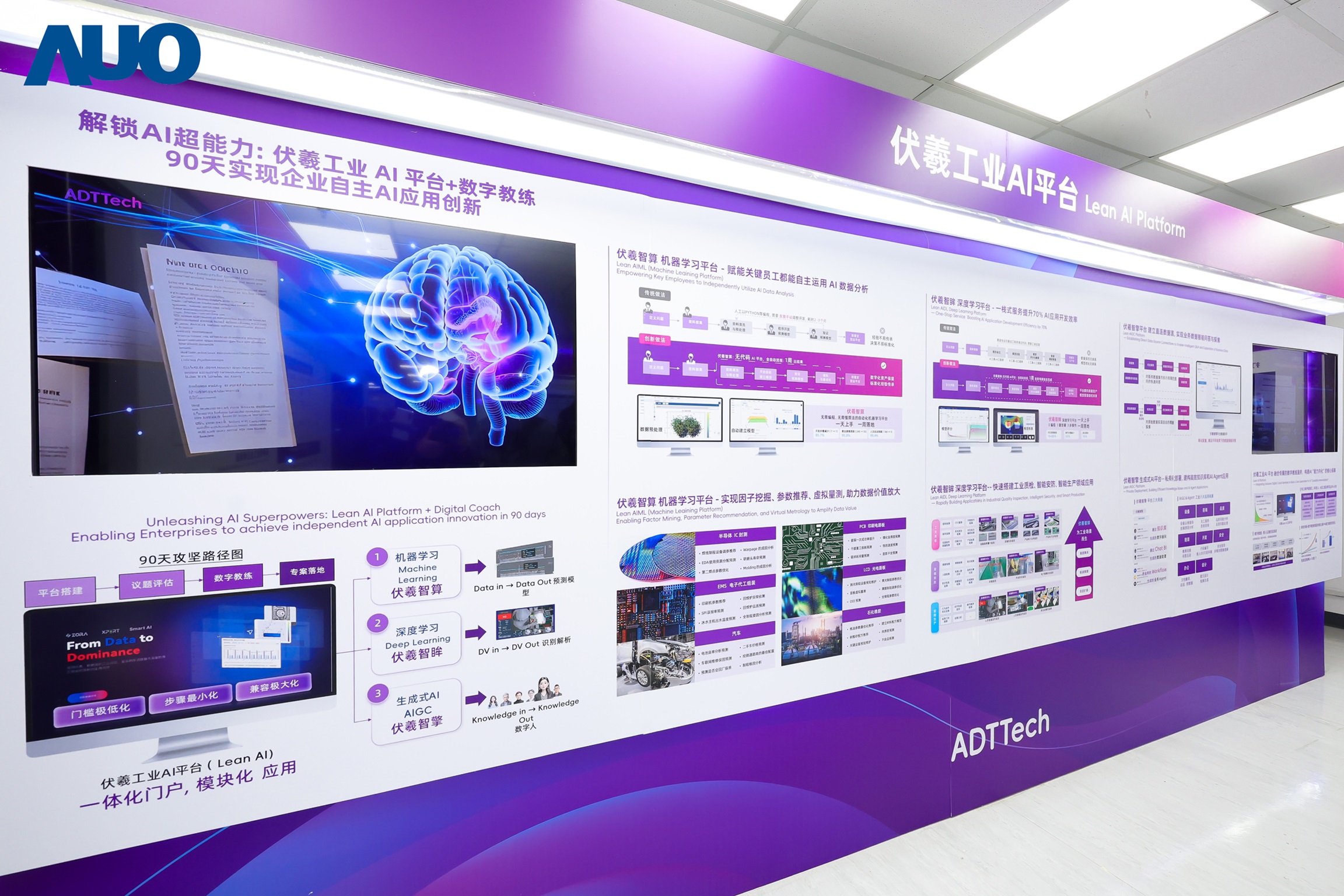 jinnian金年会历年来丰硕的智造经验与成果，进一步由子公司达智汇向外部输出，转化为可落地、可持续进化的数字解决方案，依托自主研发的数字平台与AI模型，至今已服务超过千家企业