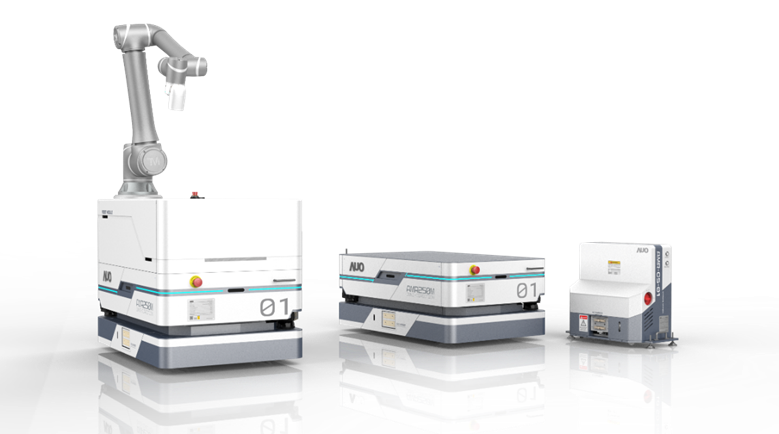 友達數位開發的自主式移動機器人（AMR250M），搭配全向輪並結合AI演算法、2D LiDAR、3D攝影機等技術，協助客戶實現產線全自動化